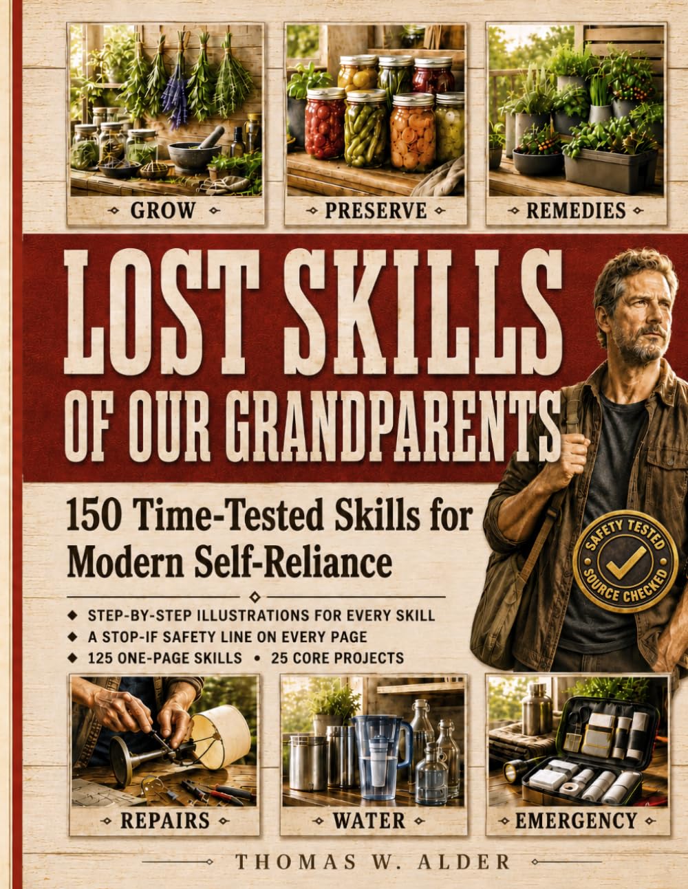 The Lost Skills of Our Grandparents: 150 Time-Tested Skills for Modern Self-Reliance | Forgotten Wisdom for Homesteading, Natural Remedies, Food Preservation, Saving Money, and Off-Grid Living