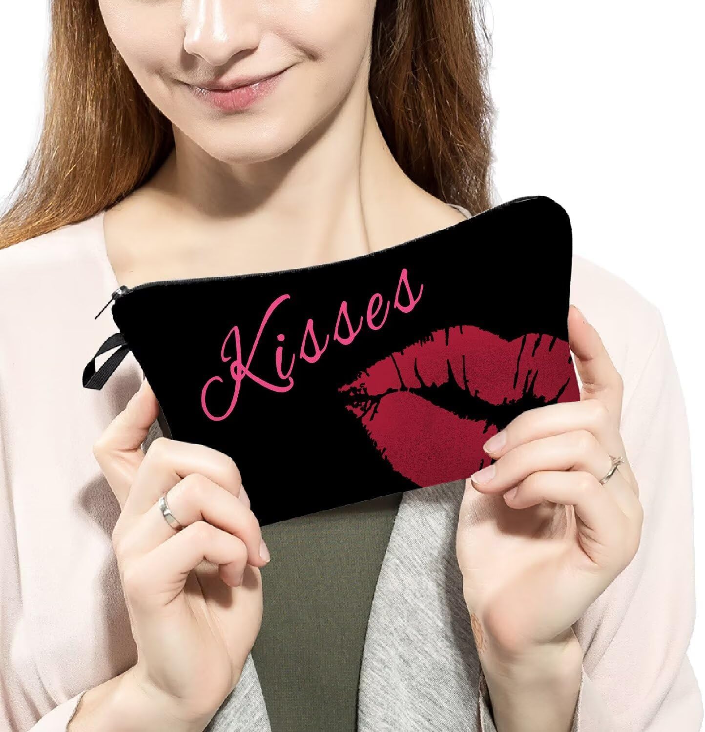 Livel lhood Kisses Cute Small Makeup Bag image 3