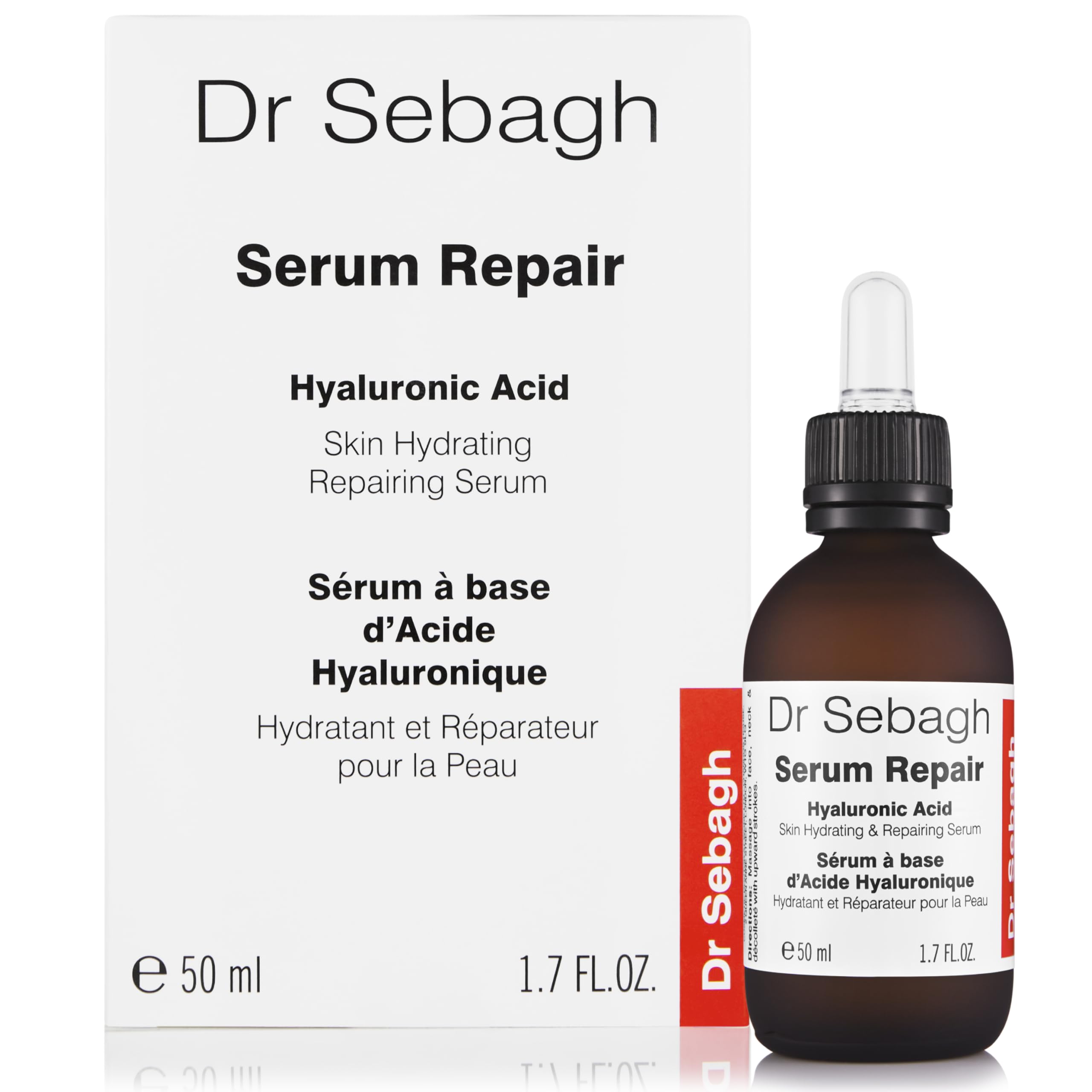 Serum Repair - 50 ml | Award-Winning Hyaluronic Acid Facial Hydrator | Anti Aging & Wrinkle | Skin Moisturising & Repairing Formula | Collagen Boosting Youthful Glow For Women & Men