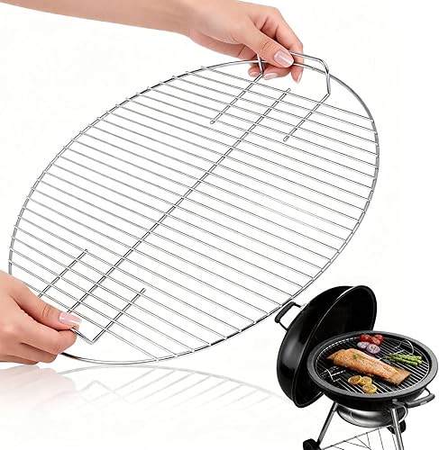DK-SIMINA Cooking Grate Silver 304 Stainless Steel Grill for Family and Camping 