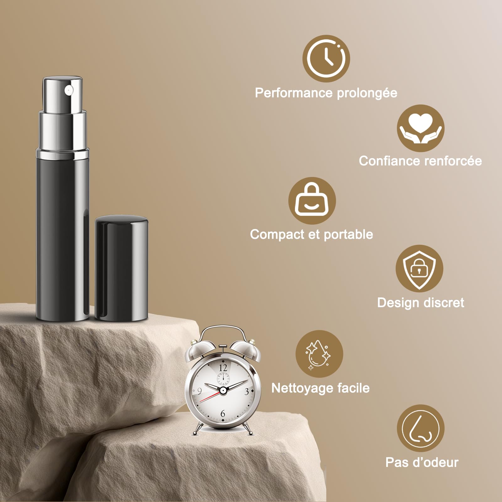 Spray Retardateur Éjaculation Homme – Action Rapide, Spray Désensibilisant Pour Durer Plus Longtemps au Lit, Intensifie le Plaisir Des Deux Partenaires, Discret et Nomade, 5 ml
