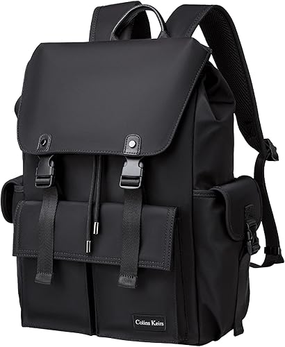 Mochila negra para hombre, mochila para portátil de 16 pulgadas para hombre, mochila tecnológica antirrobo con cordón impermeable con compartimento disponible en Yaxa Guatemala