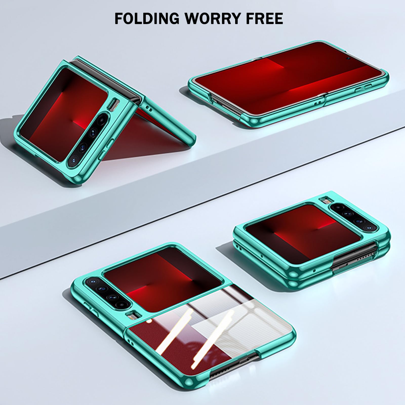 Enchapado Carcasa para Huawei Pura X, Ultrafina Antigolpes Funda Protección de Cámara Transparente Estuche,Negro,Pura X