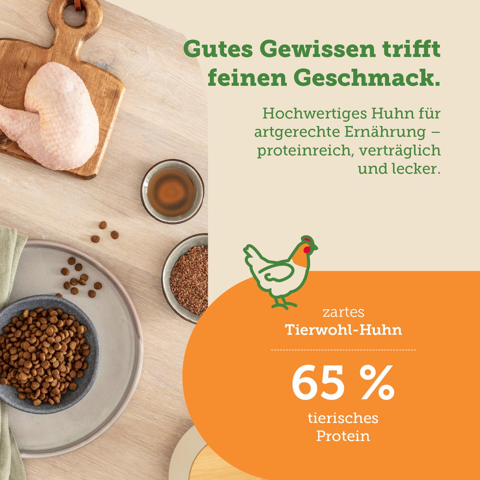 MERA Cats Nature Huhn Premium Kitten Trockenfutter für Katzen 2kg | Getreidefrei & zuckerfrei | Katzenfutter Trocken mit hohen Fleischanteil & Colostrum | Dry Cat Food