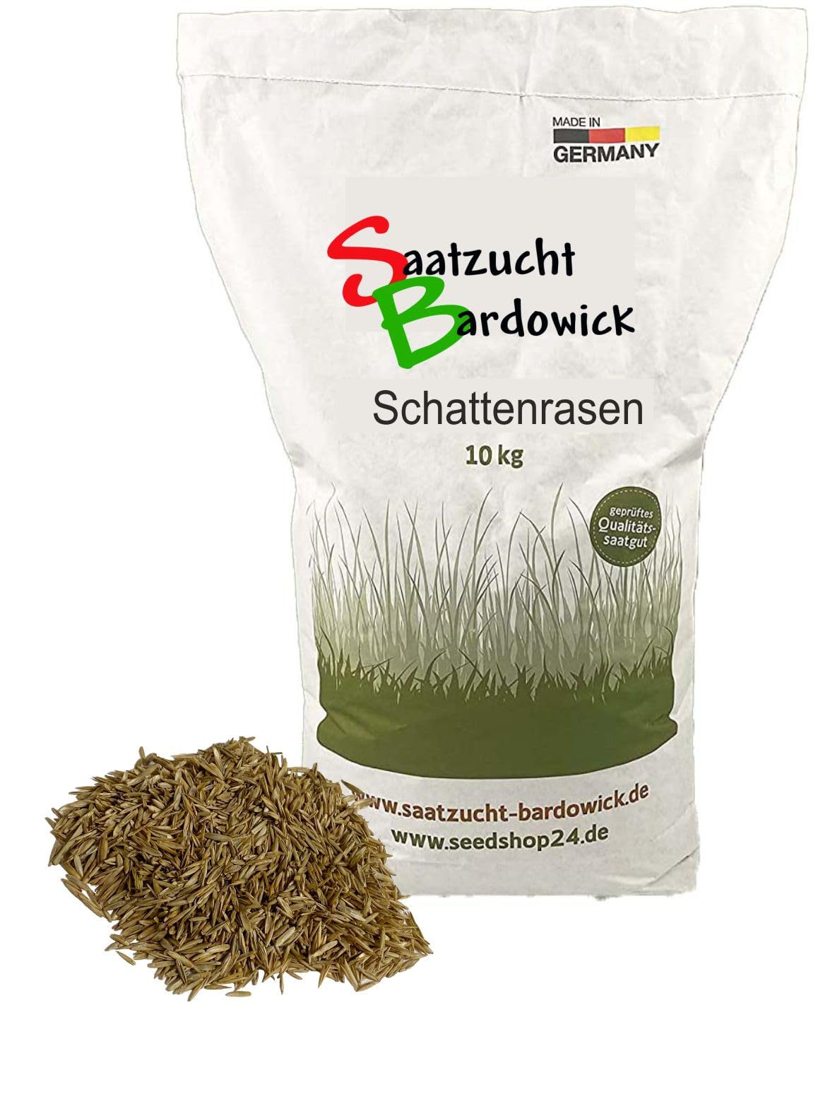 1-30 Kg Rasen Schattenrasen Grassamen Rasensamen Rasensaat Gras - Qualität zum Fairen Preis ! (10 kg)