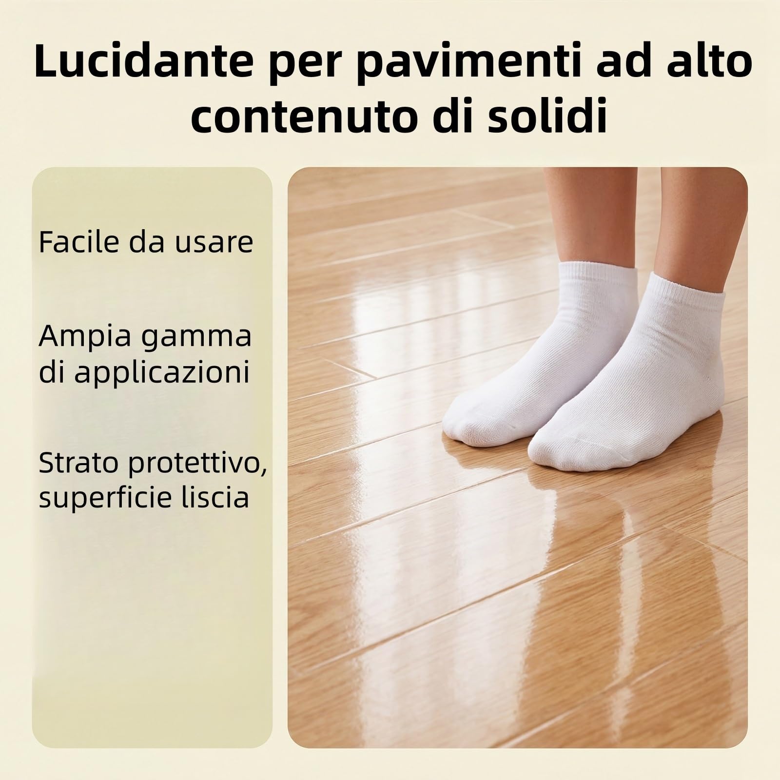 Floorevive Parquet,Floorevive Professional Floor Restorer,Ripristino Professionale per Parquet,Ravviva il Glanz del Legno,Riduce Microscratch,Facile da Usare