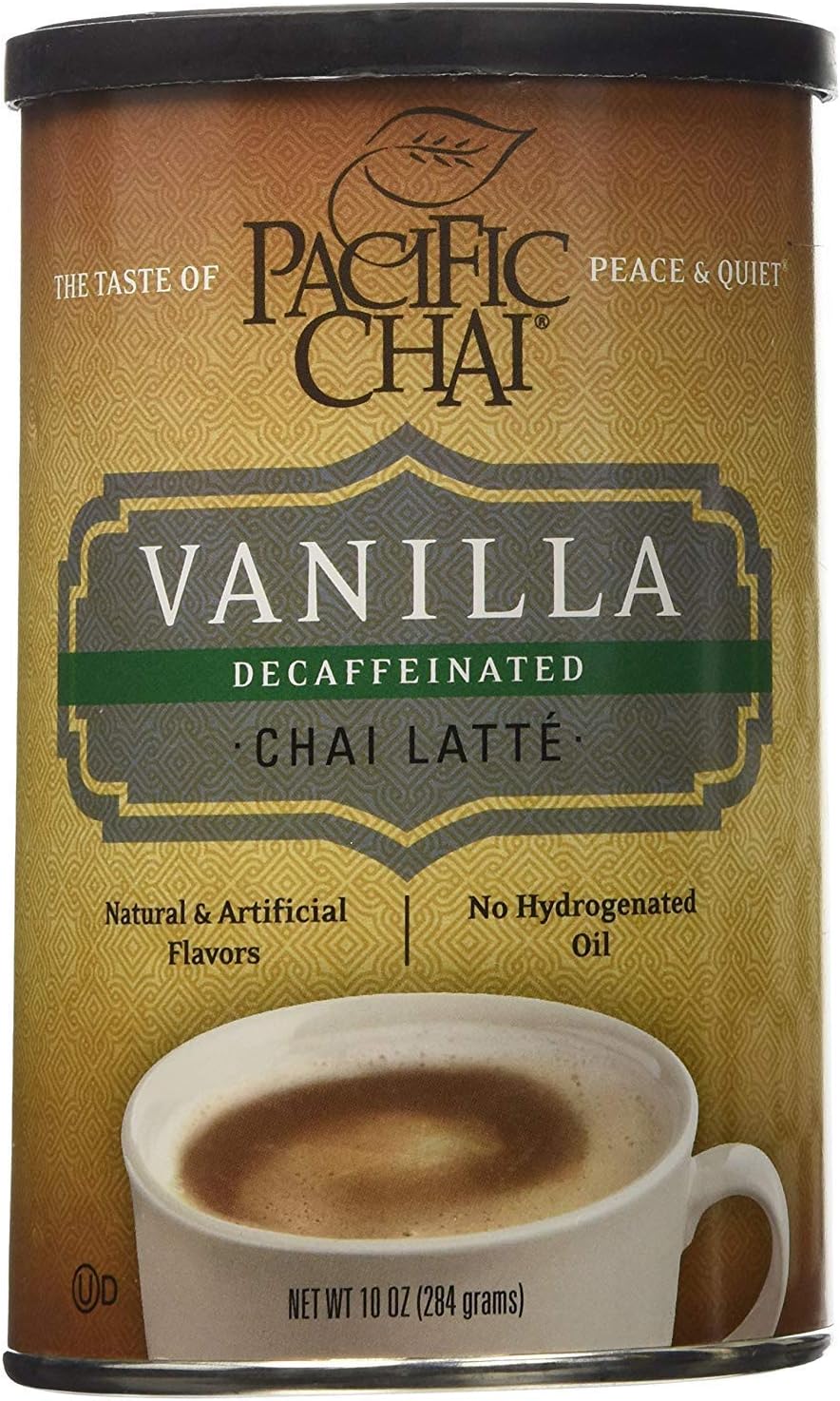 Pacific Chai Decaffeinated Vanilla Chai Latte Mix Canisters - 10 oz