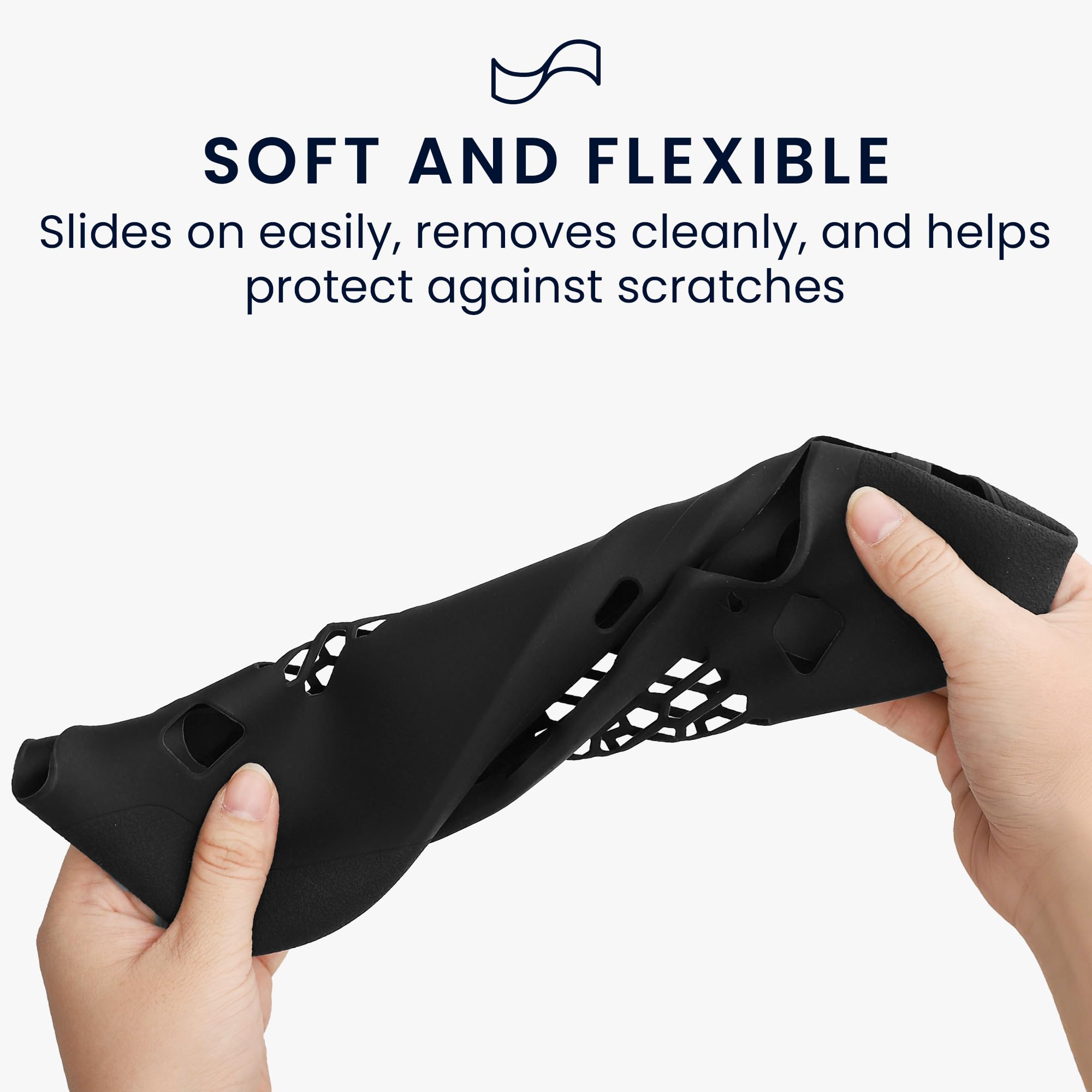 kwmobile Coque Flexible en Silicone Compatible avec Lenovo Legion Go S 2025 - Housse de Protection – Noir