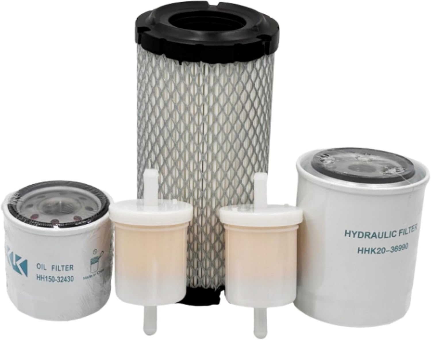 77700-03362 Filter Maintenance Kit for Kubota Air Oil Fuel Hyd BX22 BX23 BX24 BX25 BX2230 BX2350 BX2360 BX2370 BX1500D BX1800 BX1830 BX1850 BX1860 BX2230 BX2200 BX2660 BX2670 GR2100 GR2120 ZD18 ZD21