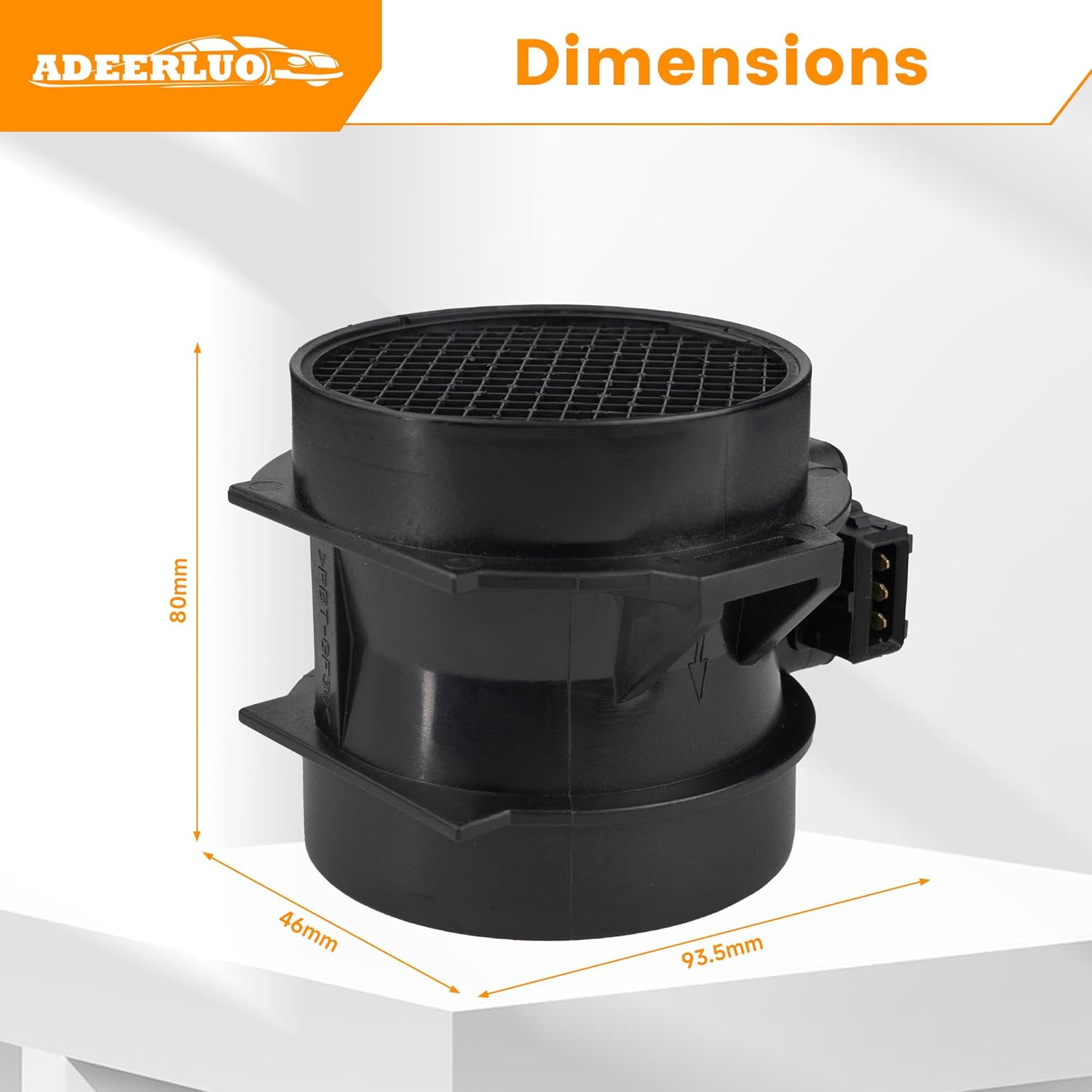 Mass Air Flow Sensor Meter Assembly fit for-Hyundai Sonata 2001-2005 Santa Fe 2001-2005 Tucson 2005-2009 Tiburon 2003-2008 for-Kia Optima 2001-2005 Sportage 2005-2010 V6 28164-37200