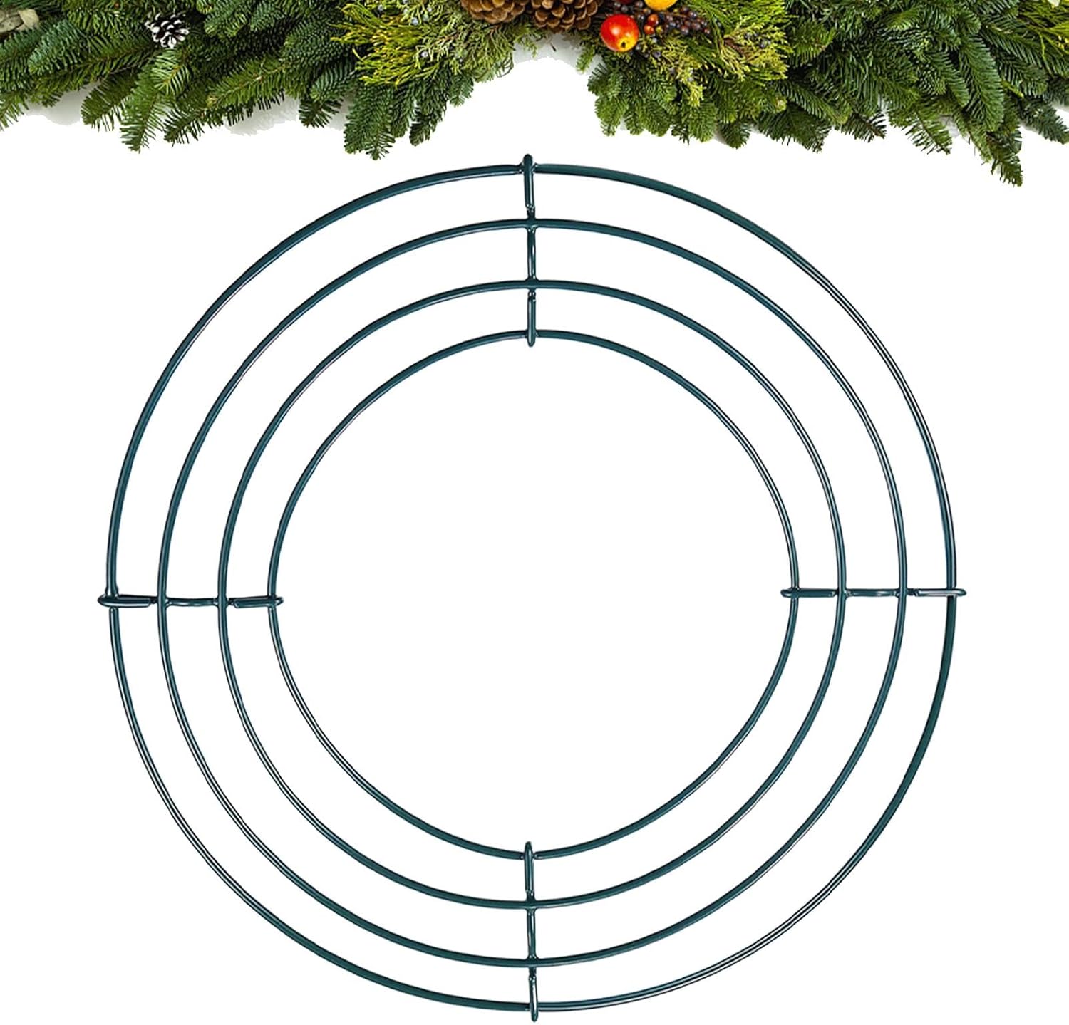 Amazon.co.jp Kwexb ワイヤーリースフォーム、クラフト用リースリング 手芸用リースフォームメタルラウンドワイヤーリース