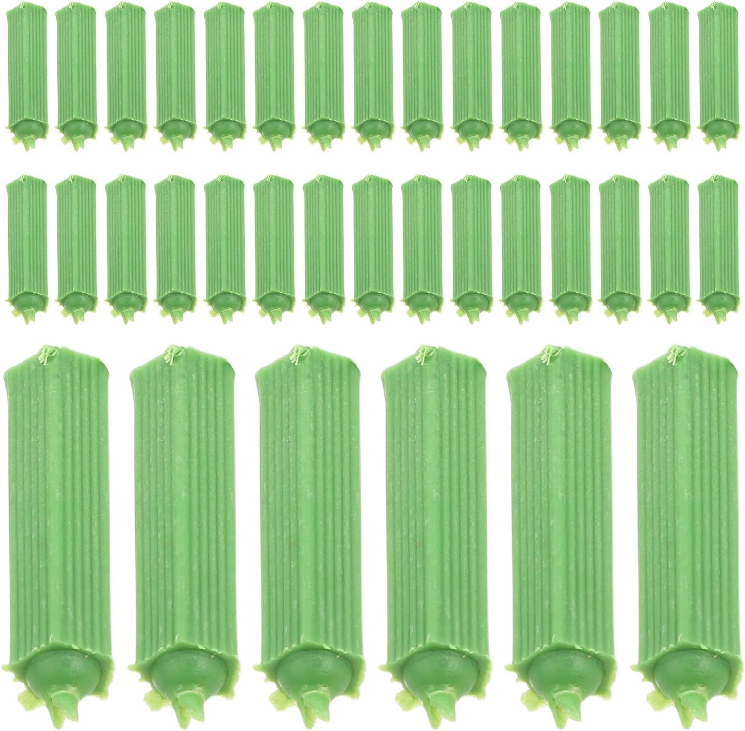 500pcs M6 Green Plastic Wall Insert Plugs for Masonry Screw Anchors