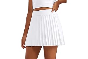 Girls Pleated Tennis Skirt with Shorts - Perfect for Tennis, School, or Casual Wear