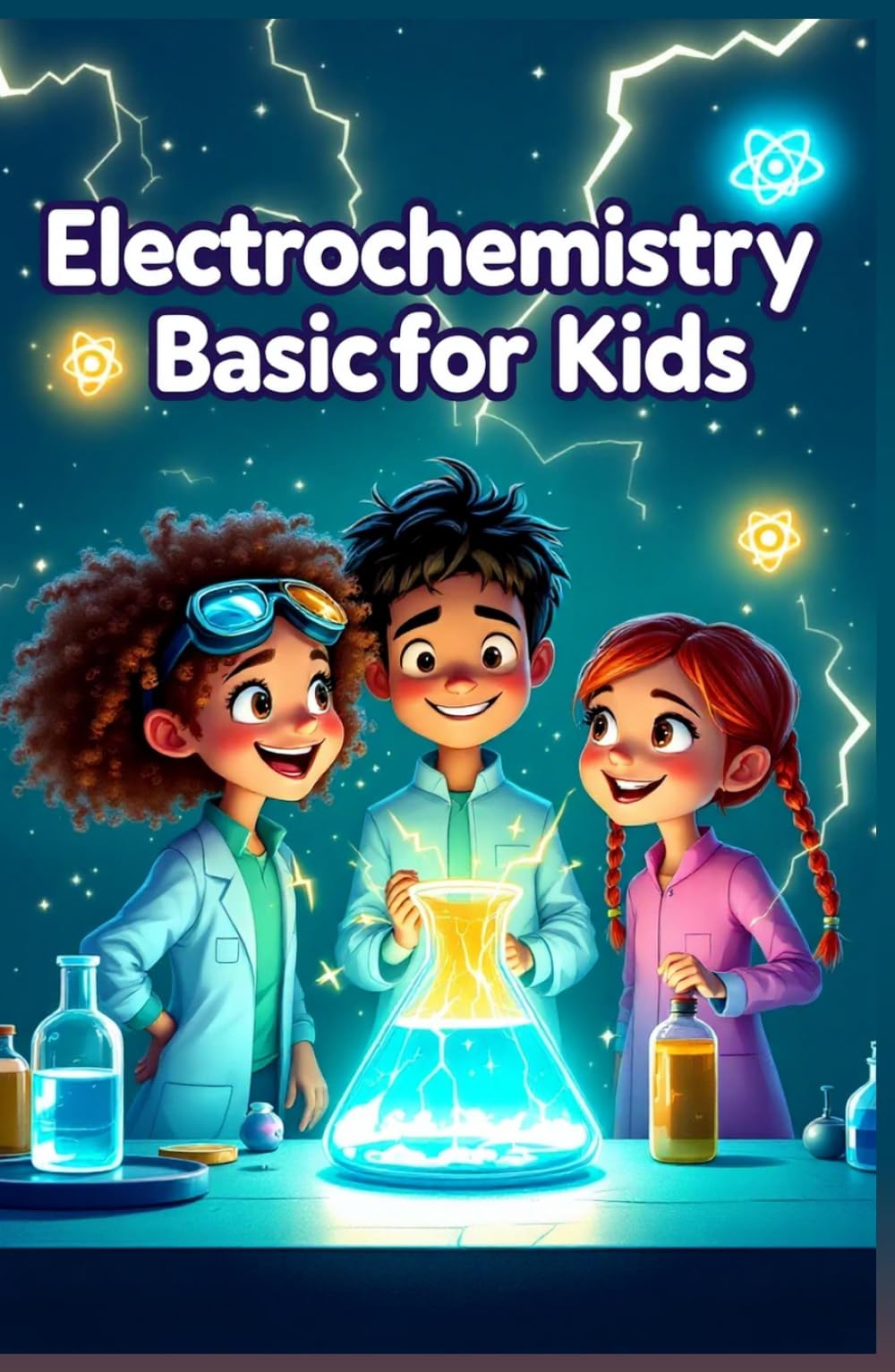 Electrochemistry Basic for Kids: A Young Learner's Guide to Batteries, Electricity, Reactions, Fuel Cells, Corrosion, and Electrolysis (Chemistry Book For Kids)