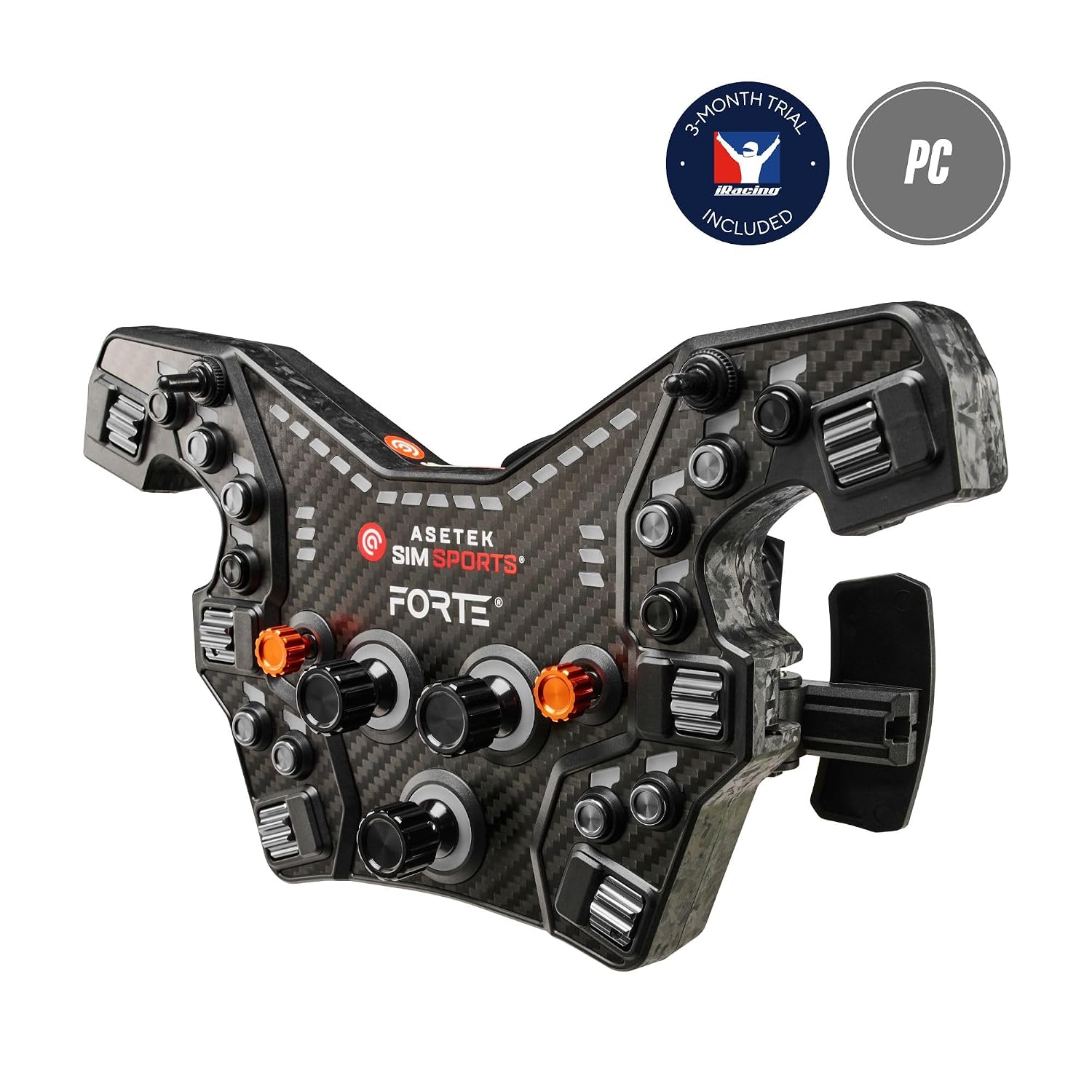 Volante Gaming ASETEK Forte Formula para PC miniatura 1