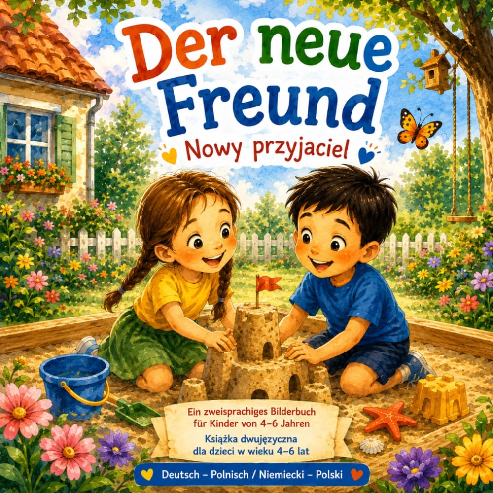 Der neue Freund / Nowy przyjaciel: Eine liebevolle Geschichte über Freundschaft und Mut