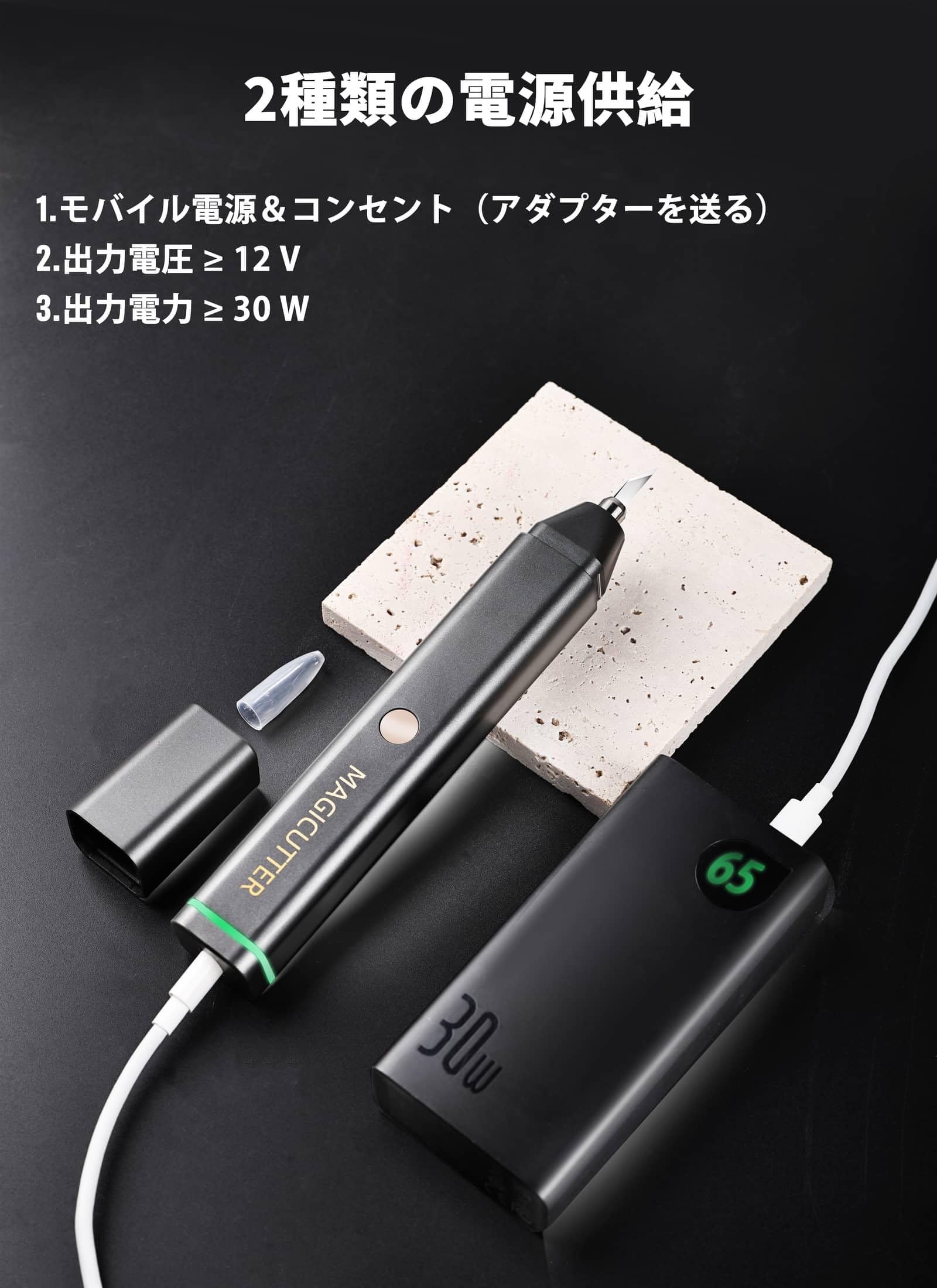 Amazon.co.jp: 超音波カッターナイフ、3Dプリントモデル、アクリル、木