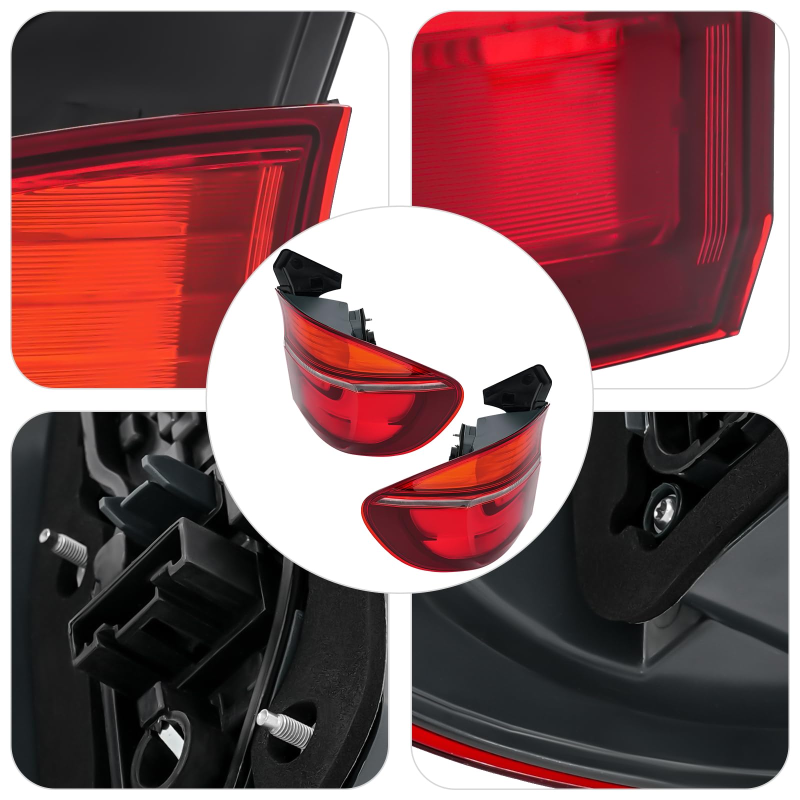 Rear LED Taillight Replacement for 2011-2013 X5 E70 35d 35i 50i LH RH Pair image 5