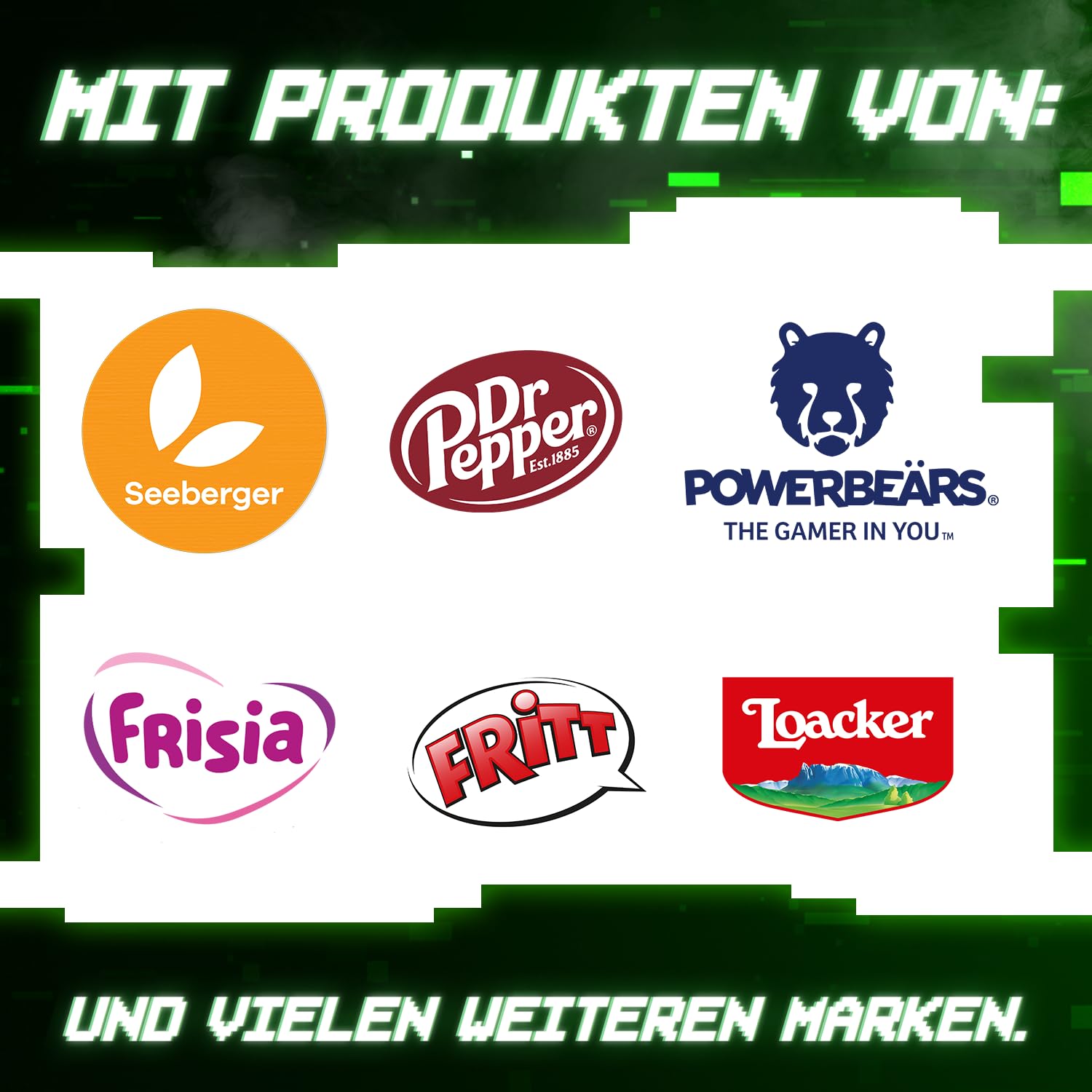 brandnooz Gamer Box Süßigkeiten Box Snacks Partybox Sweets Schokolade Geschenkbox Chips Getränke Candy Box Snack-Box