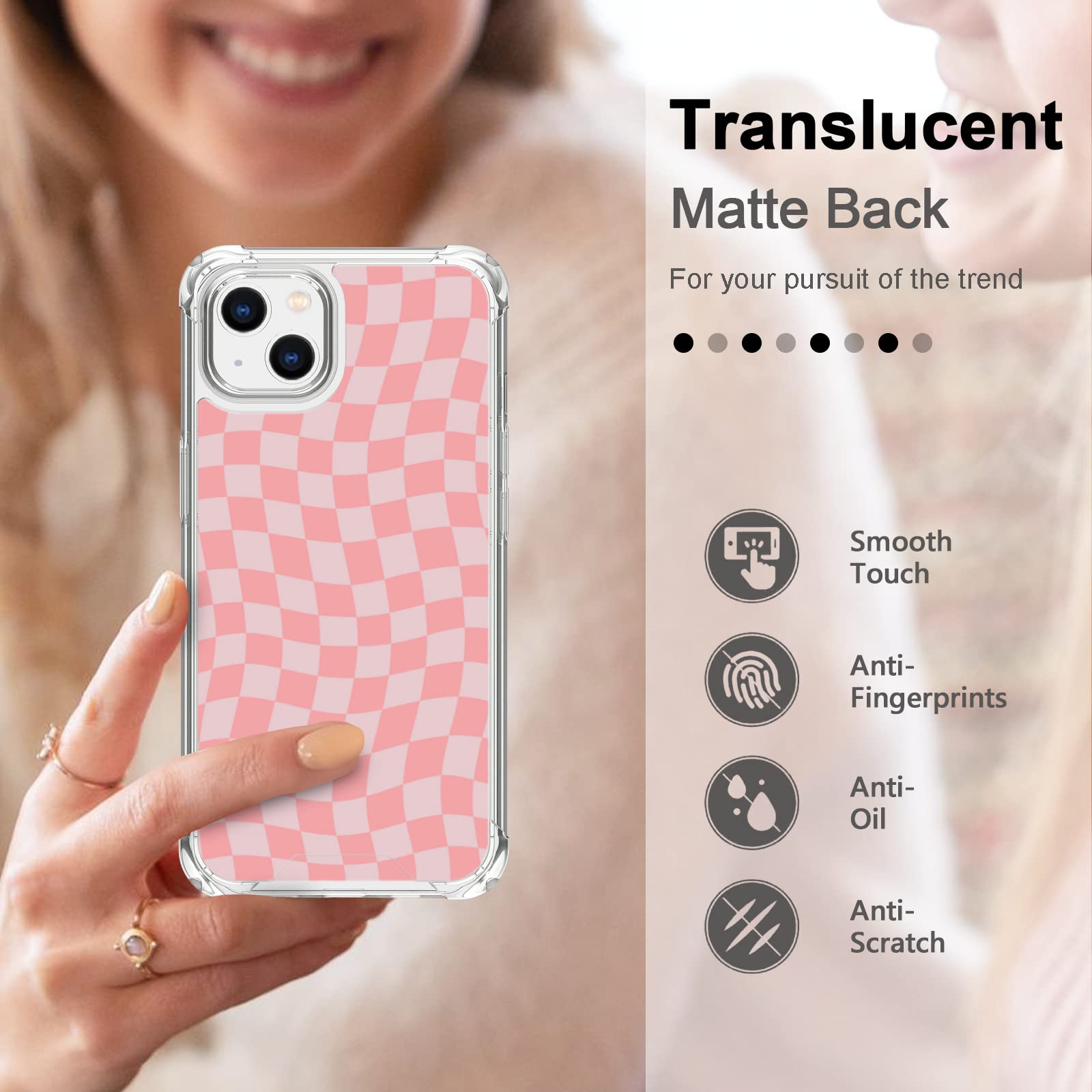 Amazon.com: FANXI Checkerboard Phone Case Compatible with iPhone