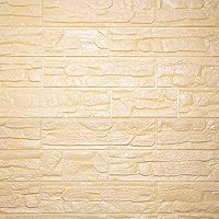 Vista 8 de Paneles de pared de espuma autoadhesivos 3D, cubre 22.8 pies cuadrados, calcomanías de papel tapiz de piedra de ladrillo para decoración de pared