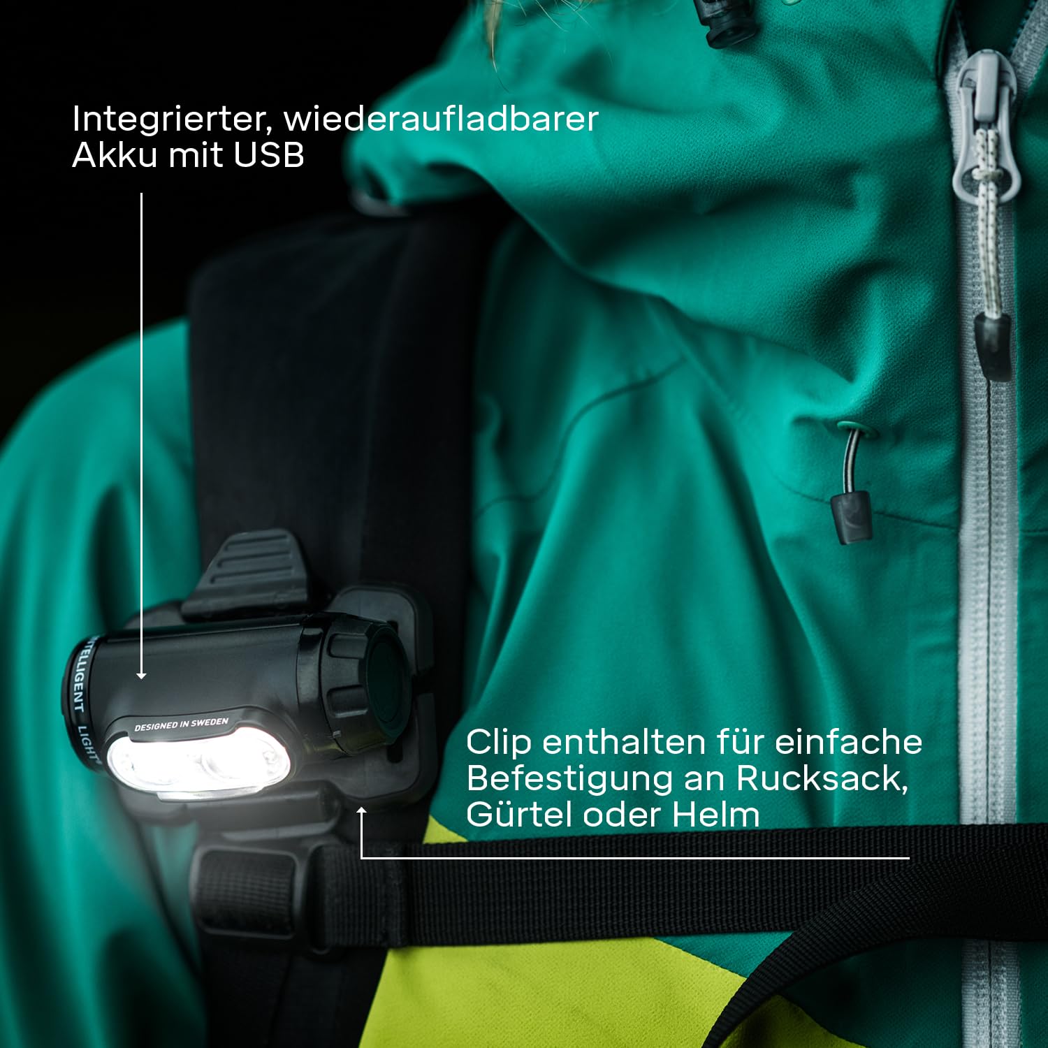 Silva Stirnlampe Aufladbar mit USB - Explore 4RC - 400 Lumen Stirnlampe Akku - 3 Helligkeitsstufen & 3 LED-Farben Kopflampe Rotlicht - Für Outdoor & Sport