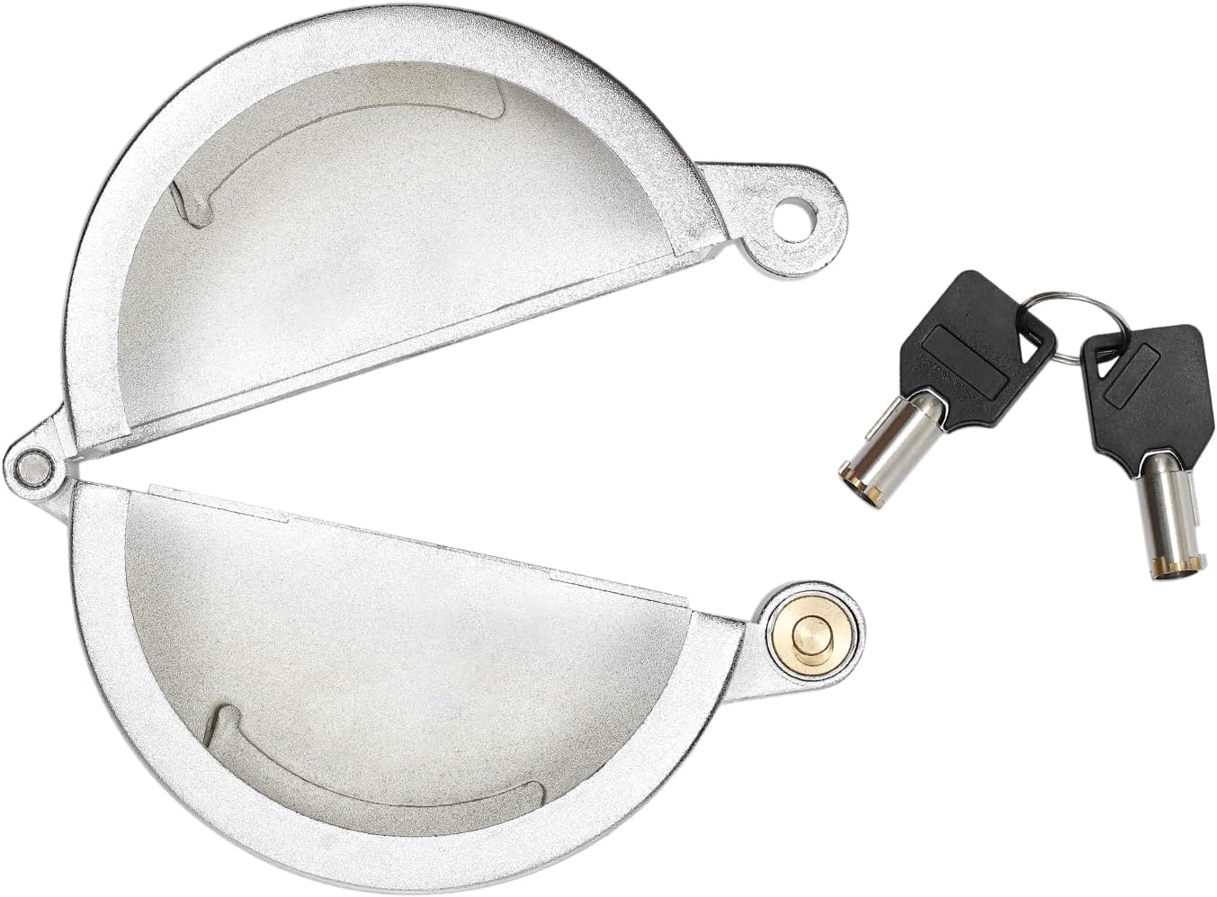Semi Truck Locking Fuel Cap Cover Diesel Zinc Fuel Tank Cap Cover Compatible with Freightliner, Sterling and Western Star Class 8 Trucks