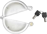 Vista 7 de Cubierta de Tapa de Combustible con Cierre para Camión Semirremolque Diésel de Zinc Compatible con Camiones Freightliner, Sterling y Western Star