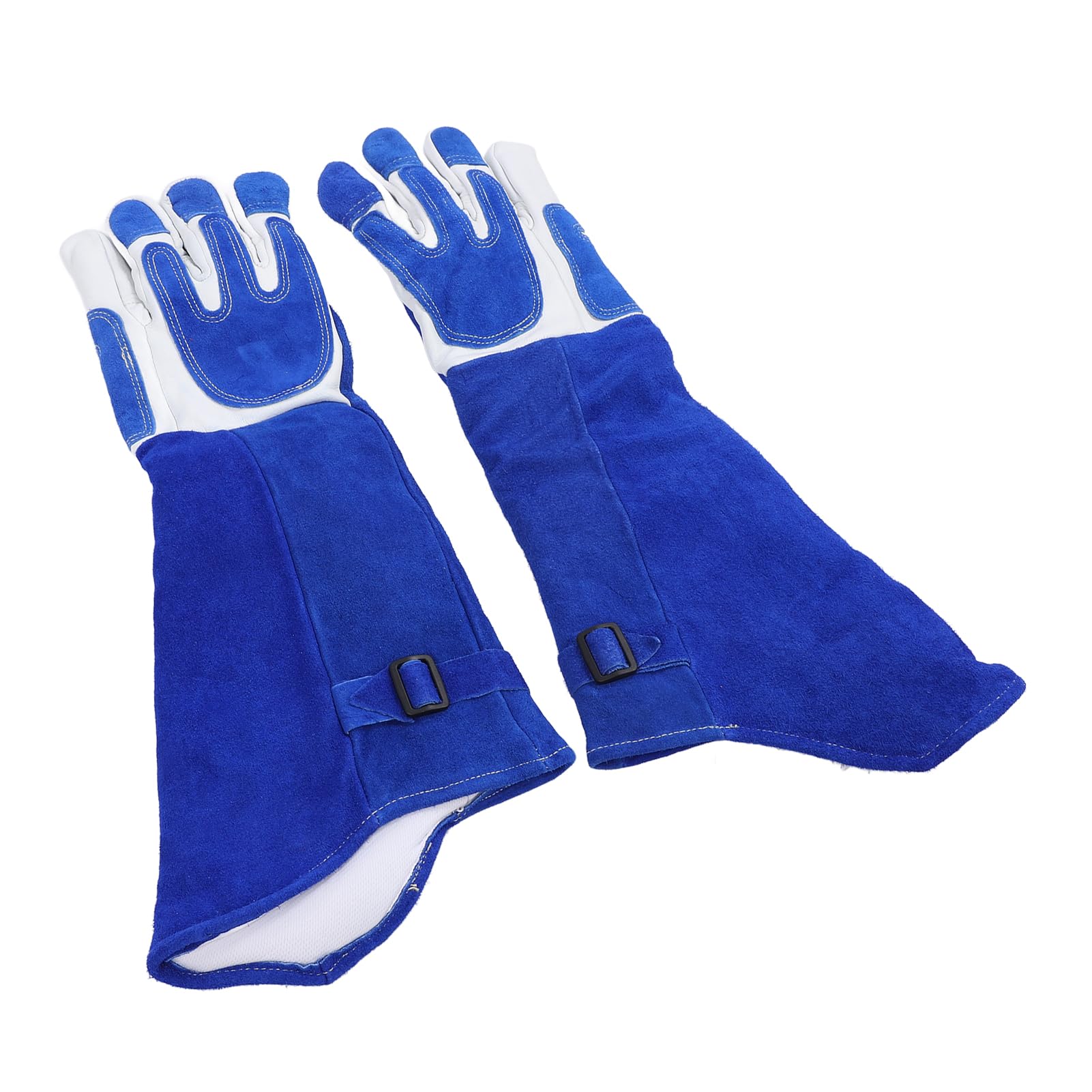 Gants de Manipulation d'Animaux Épais et Allongés, Gants Protecteurs Isolés Anti - rayures et Résistants aux Morsures, pour Falconnerie, Soins Vétérinaires et Travaux