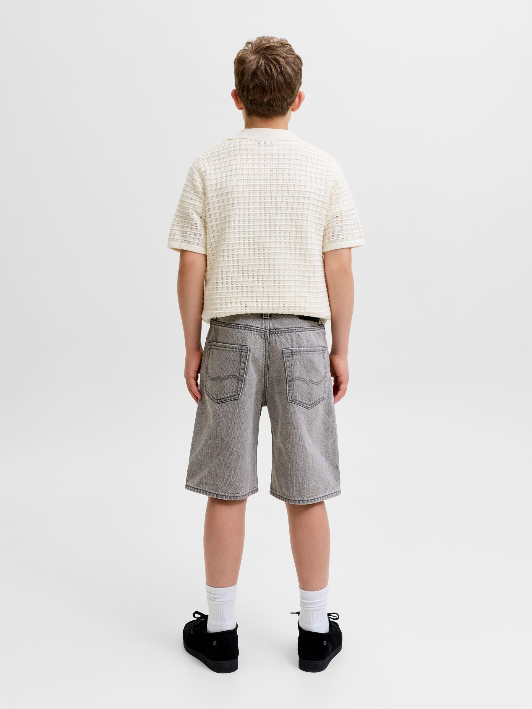 JACK & JONES Short en jean pour garçon, coupe baggy, short en jean junior