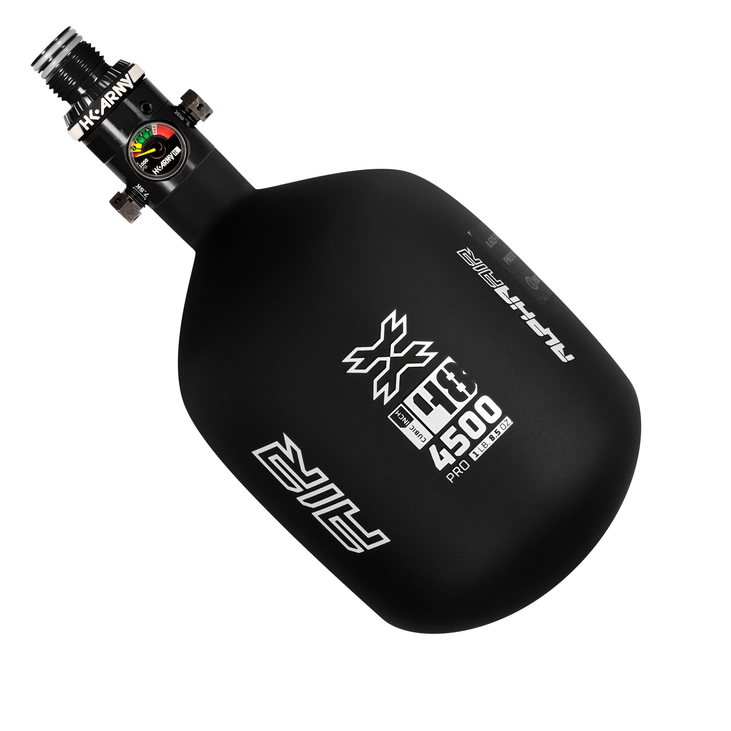 HK Army HPA Paintball Tank - Lightweight Alpha Air Carbon Fiber Compressed Air Tank - 15ci/48ci/68ci/77ci/88ci/99ci - 4500 psi