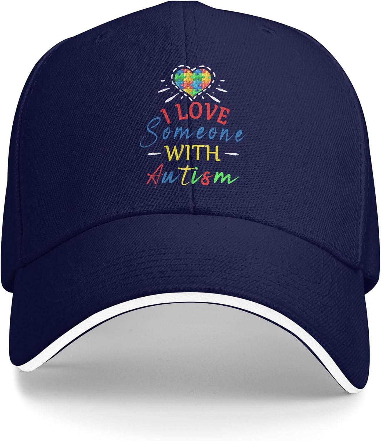 Adjustable Baseball Cap for Men Women Autism Awareness-It's Ok to be Different Hat for Her Him Dad Trucker Hats - Image 2