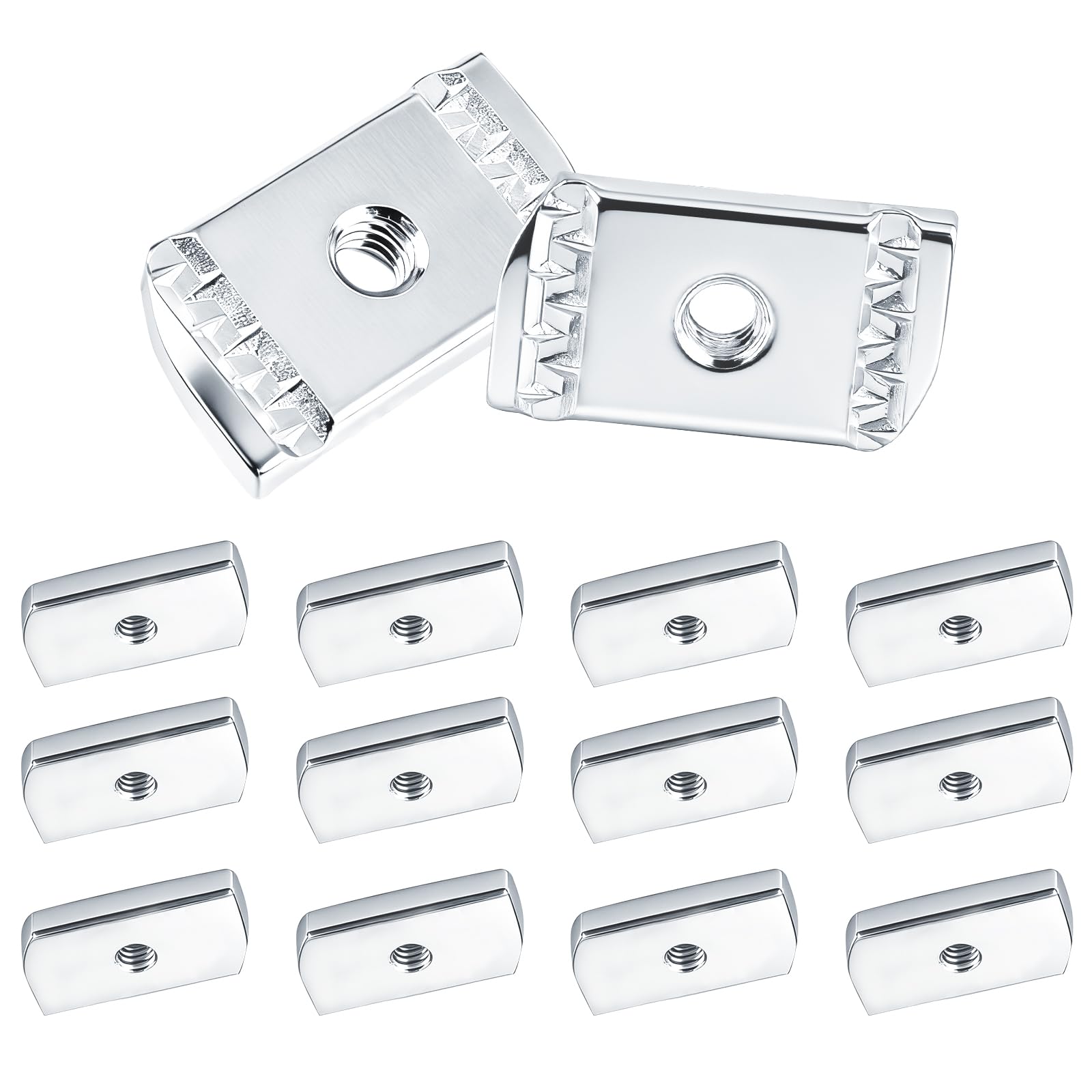 50 tuercas de canal de 1/4 pulgada-20, sin muelle, tuercas de canal unistrut hardware con galvanizado, sin tuerca de resorte, ideal para construcción, mantenimiento industrial y proyectos de