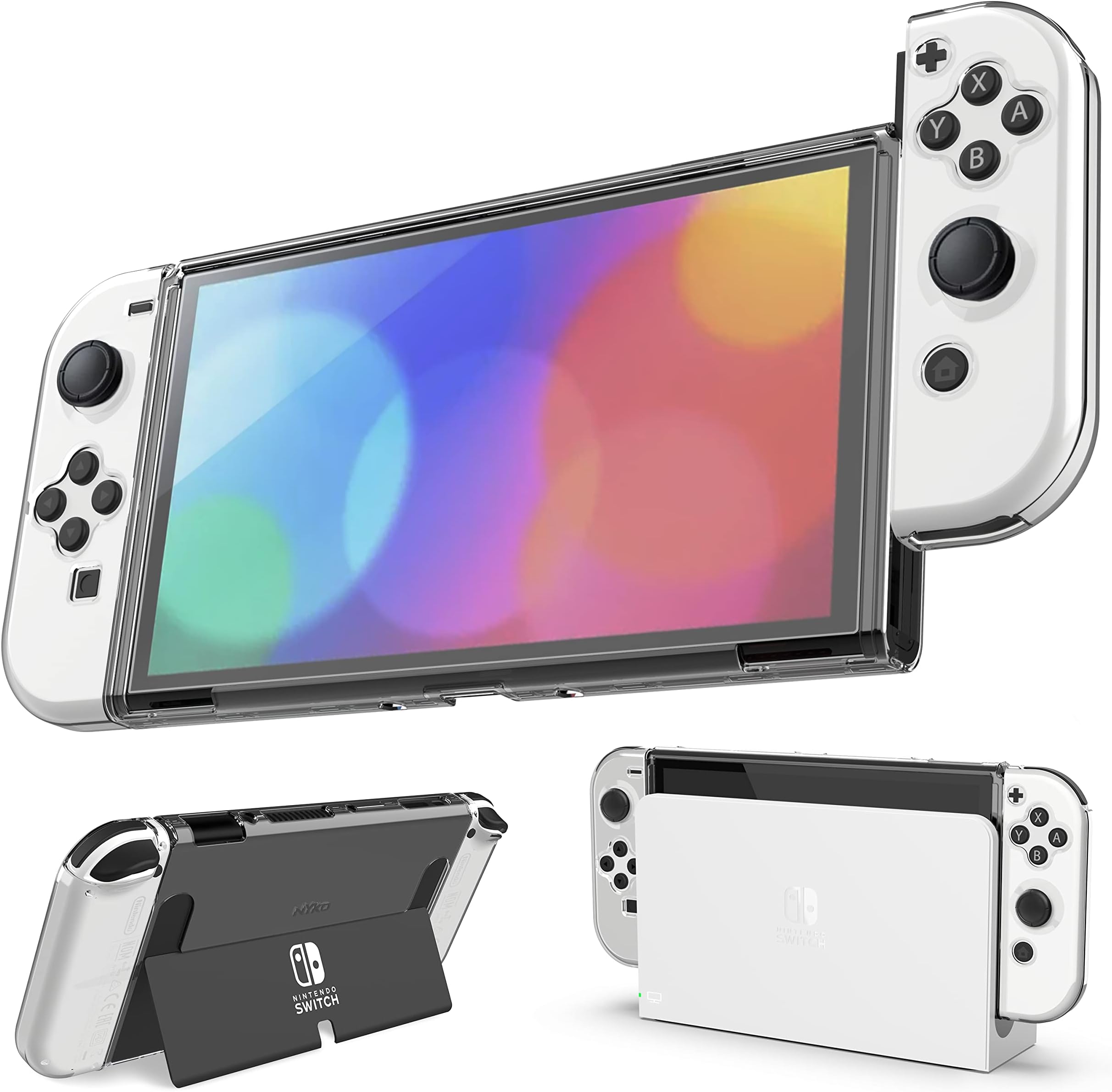 NYKO Thin Case for Nintendo Switch OLED (Clear)