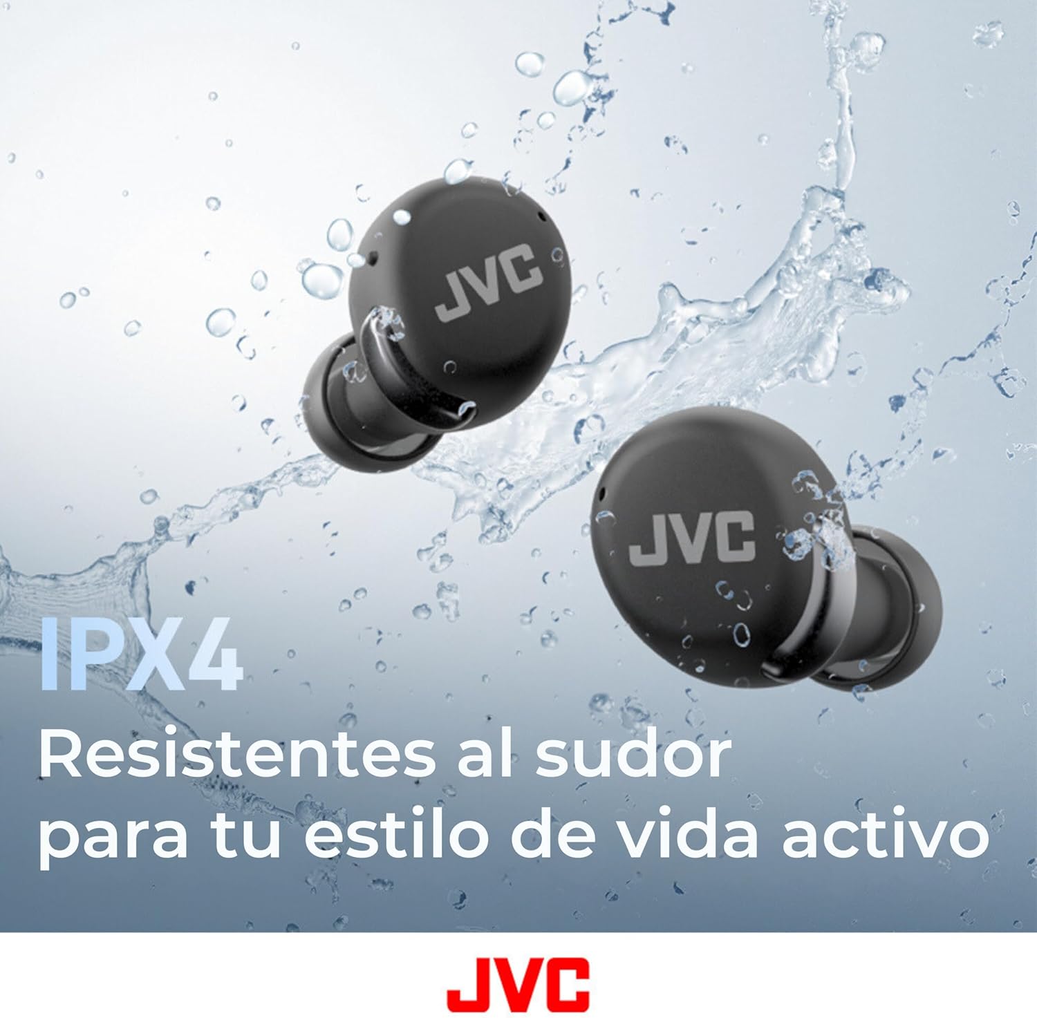 JVC Auriculares Inalambricos Bluetooth | 27 Horas de batería | Ultraligero | Auriculares Bluetooth Cancelación Ruido y Modo Corte de Viento | Resistente al Sudor | Audifonos Inalambricos – HA-A30T2 8