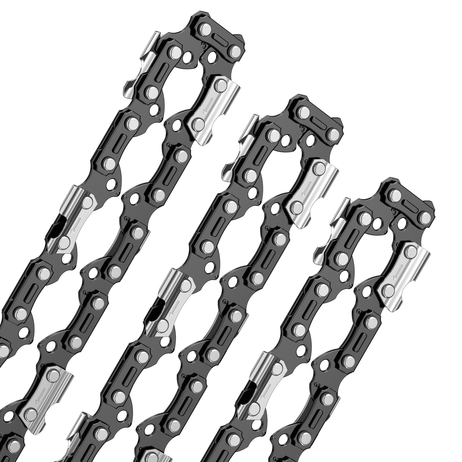 AICOYA 3 Stück Sägekette 325" 62 Antriebsglieder 1.6mm 37cm 063 15" Kettensäge