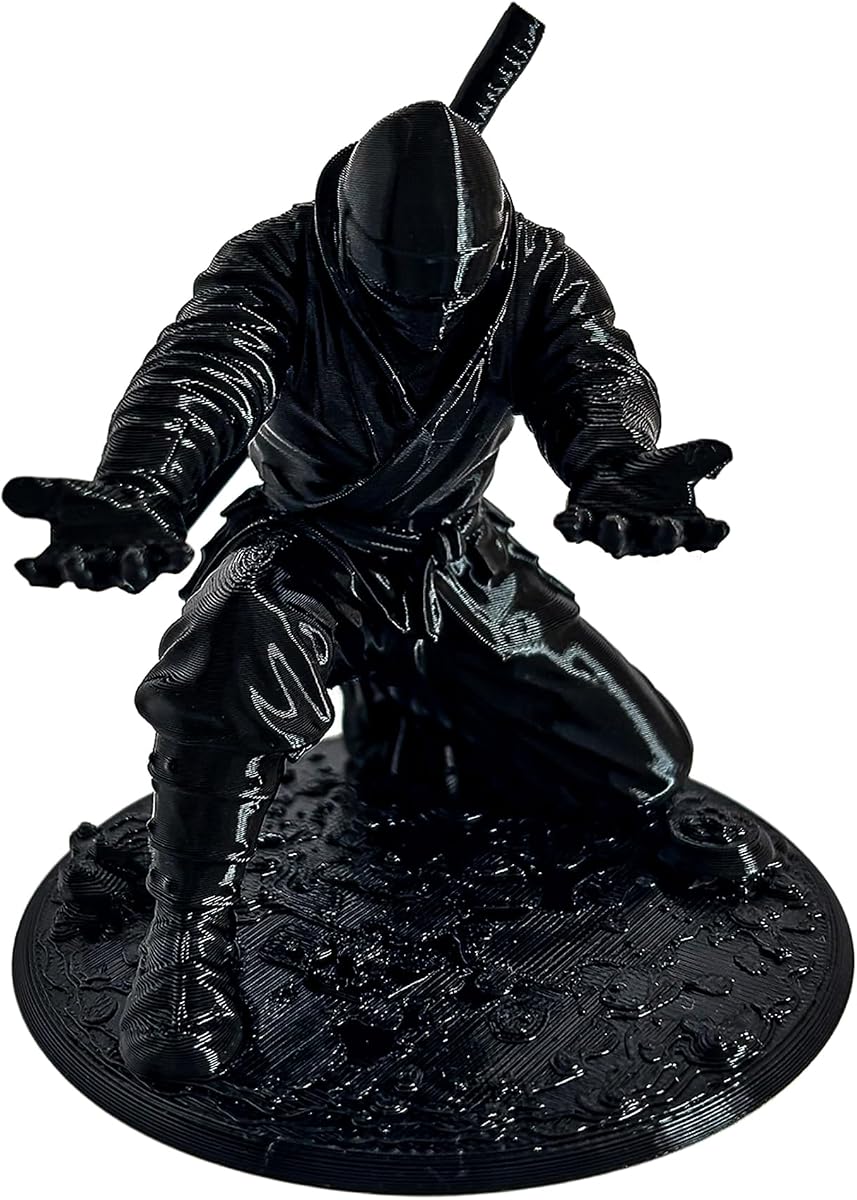 Soporte para bolígrafo Ninja con impresión 3D | Soporte único para bolígrafo Cool Knight,Accesorio de exhibición de oficina,Pluma con espada de guerrero samurái para escritorio