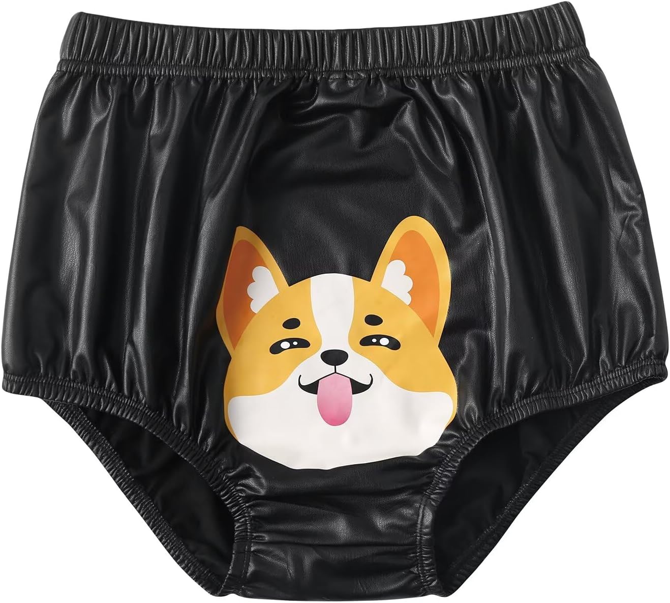 Landofgenie Printed Adult Diaper Covers for Men or Women Reusable Washable Elasticated Waistband Puppy