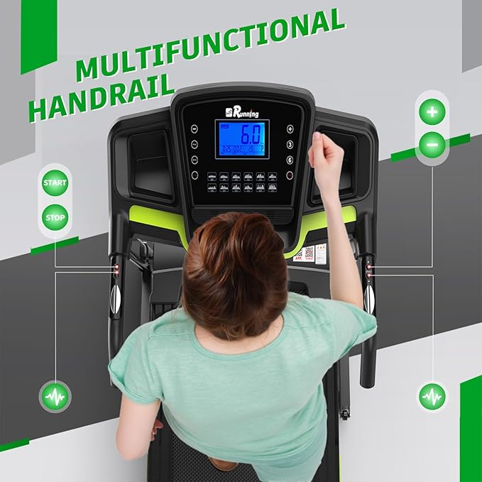 Caminadora Eléctrica Plegable Beuiosda 3.5HP, Inclinación, 330 lb miniatura 5