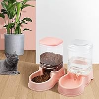 Vista 7 de Gazechimp Alimentador automático para mascotas, dispensador de agua, cuencos de alimentación para perros pequeños, medianos y grandes, mascotas