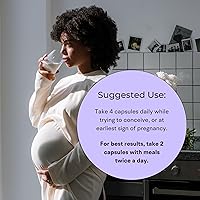 Vista 4 de Vitaminas prenatales de alimentos integrales (120 cápsulas), apoyo natural para la salud materna y fetal, multivitamínico prenatal para mujeres