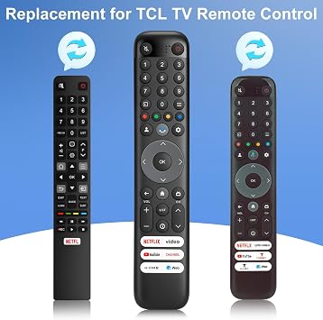 for TCL-Remote-Control, Universal Replacement for TCL Smart TV(No voice function)