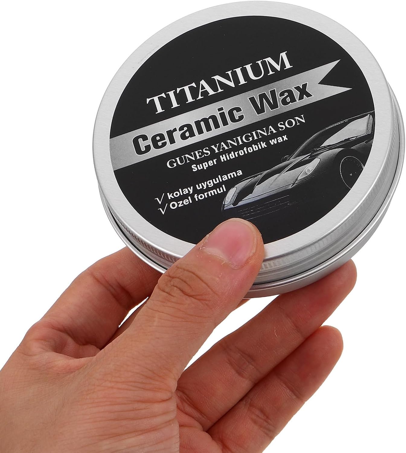 UKCOCO Car Scratch Repair Wax Paste for Car Paint and Windshield Glass with Oil Film Removing Function and Universal Compatibility, Includes Sponge and Metal Tools for Effective Scratch