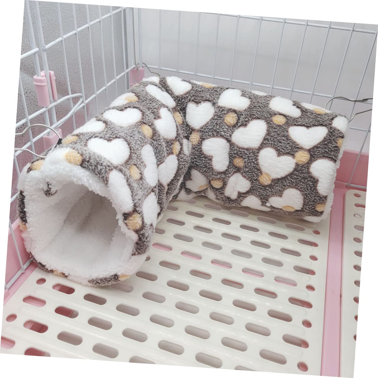2 Pezzi di Tunnel for ratti Nido cincillà Scoiattolo Accessori for Gabbie for furetti Piccola Gabbia for Animali Domestici Amaca ah,Nido per Animali Domestici