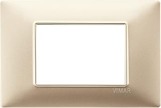 Vimar Placca 3 m, Champagne Opaco