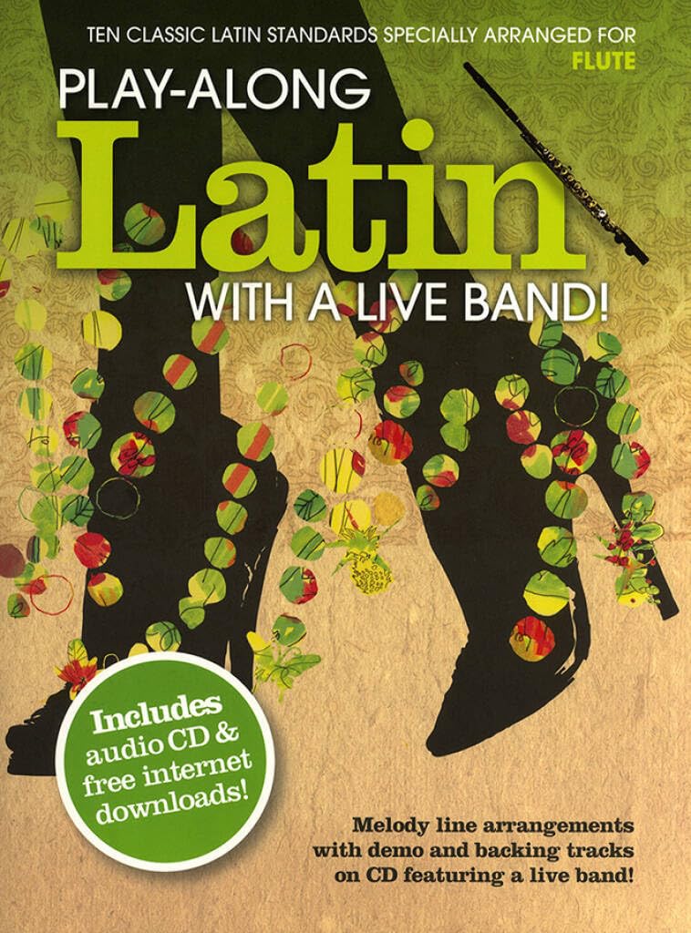 Play-Along Latin With A Live Band - Flute