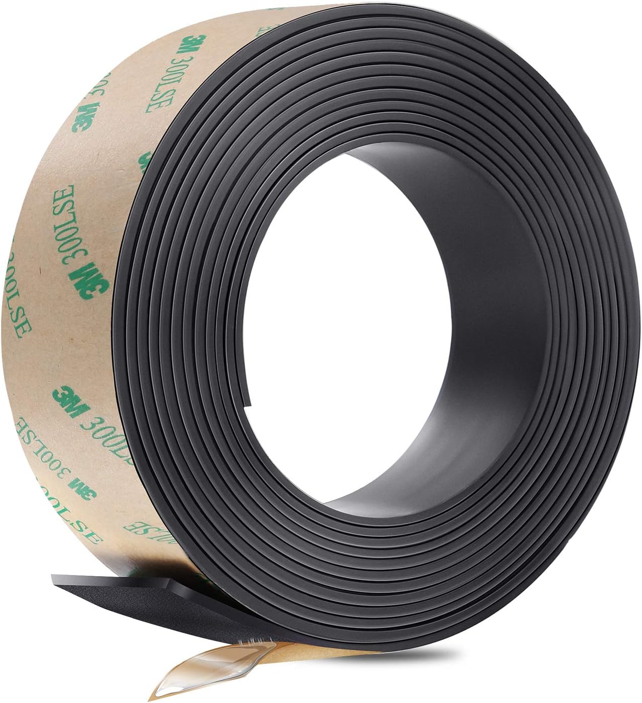 Gimars Anisotropic Strong Magnet Magnetic Strip Tape with Prime Sticky Adhesive - Ideal 1 Inch x 10 Feet Magnetic Roll for Craft and DIY Projects