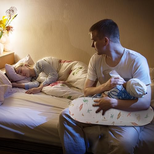 Miniatura 7 de Little Grape Land Almohada de lactancia, almohadas de lactancia materna para mamá, funda suave de pájaros con relleno transpirable, almohada de