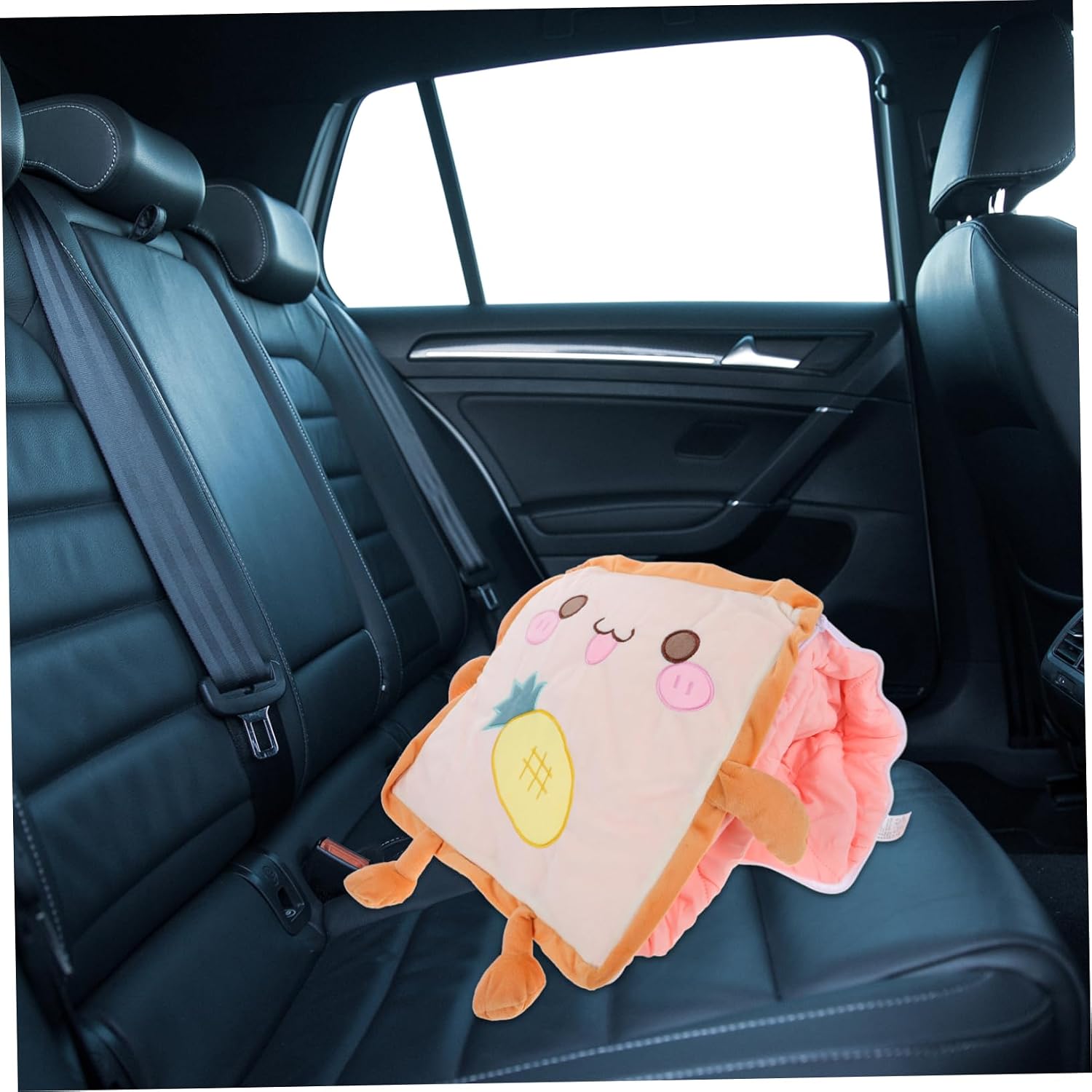 MAGICLULU Cute Car Pillows Pineapple Blanket Kawaii Pillow Car Cushion Blanket for Boys and Girls