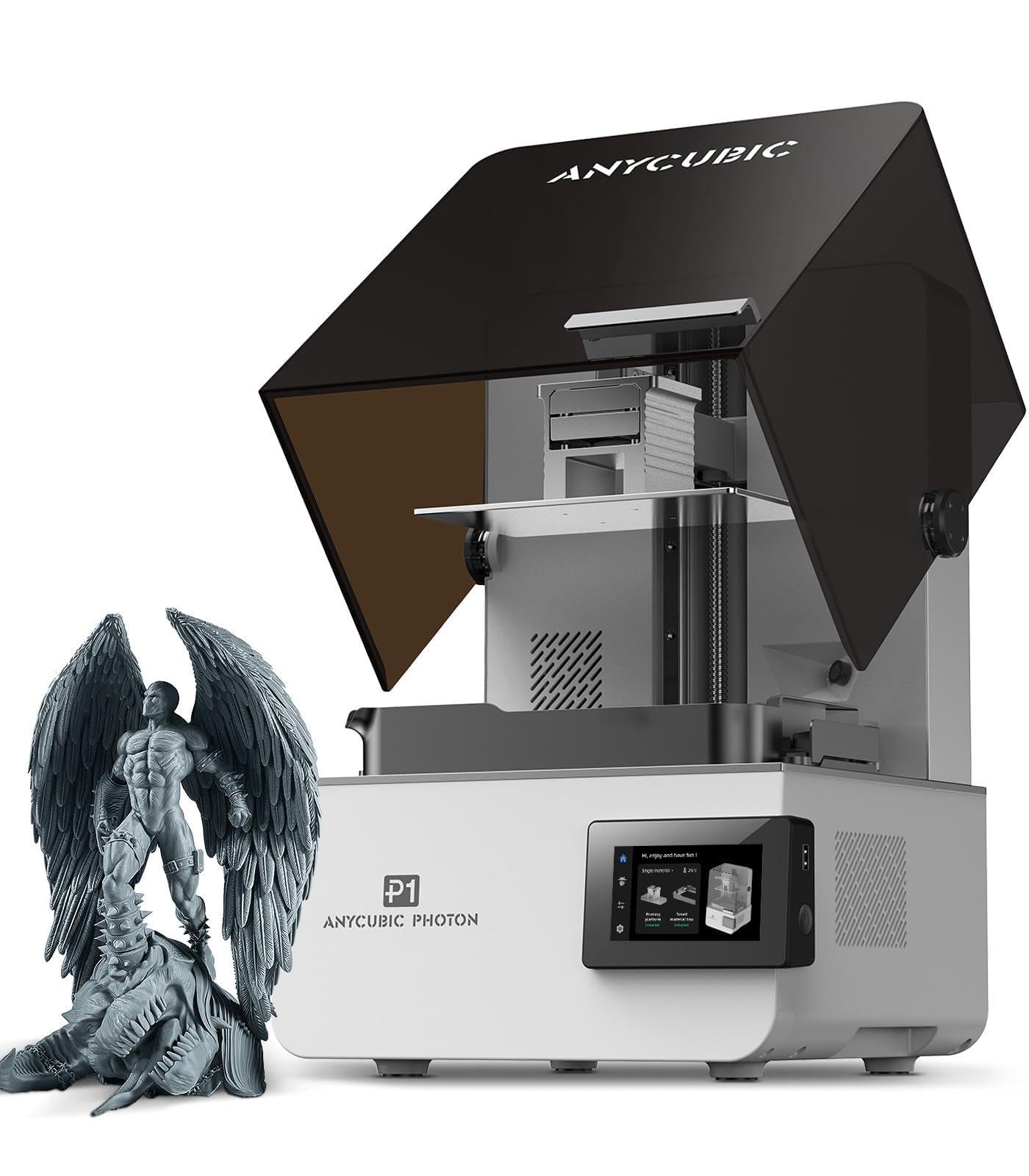 ANYCUBIC Photon P1 Resin 3D Printer, Engineering-Grade Resin Compatible, Ultimate Stability Industrial Ball Screw, 14K Precision & LighTurbo COB 4.0, Large Build Size 8.78x4.96x9.05in-image-41
